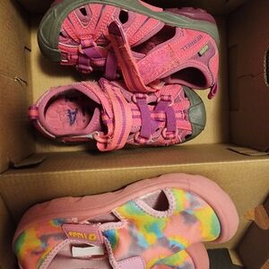 Merrell Kids Pink and Multicolor Shoes